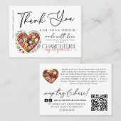 シャルキュテリー放牧会注文ありがとう 名刺 (正面/裏面)