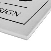 シャルキュテリー用のオーダーメイドボード　ロゴ入りブッチャーブロック カッティングボード (角)