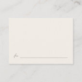 シャルキュテリー チェージディスプレイ シャワー ブライダルシャワー エンクロージャーカード (裏面)