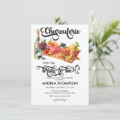 シャルキュテリー |チーズボードパーティー |ブライダルシャワー 招待状 (スタンド正面)