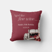 シャルキュテリー&ワイン50thバースデーパーティー クッション (正面)
