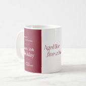 シャルキュテリー&ワイン50thバースデーパーティー コーヒーマグカップ (正面左)