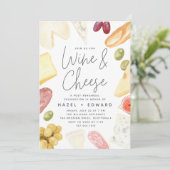 シャルキュテリー ワイン＆チーズ リハーサル ディナー 招待状 (スタンド正面)