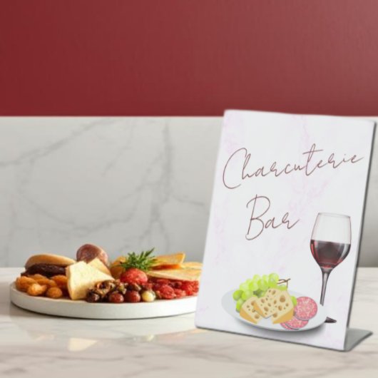 シャルキュトリーボード 台座サイン