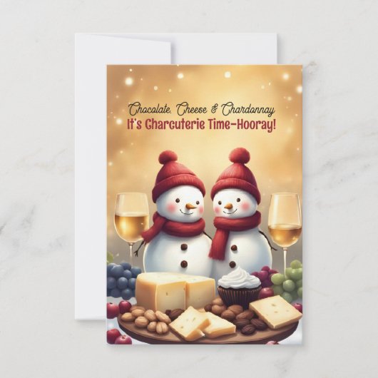シャルキュトリー パーティー 招待状 (正面)