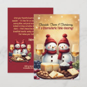 シャルキュトリー パーティー 招待状 (正面/裏面)