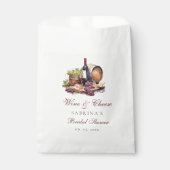 シャルクテリーボード ワイン＆チーズ ブライダルシャワー フェイバーバッグ (正面)