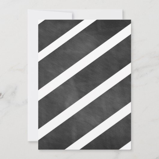 シャルクボードクリスマスパーティの招待状 招待状 (裏面)