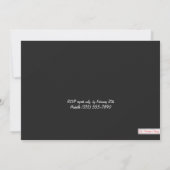 シャルクボードピランハアンチバレンタインデー招待状 招待状 (裏面)