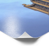 シャルジャ、アル=マジャラ・モスクのミナレット。 フォトプリント (角)