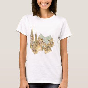 シャルトルのカテドラル。 フランス Tシャツ