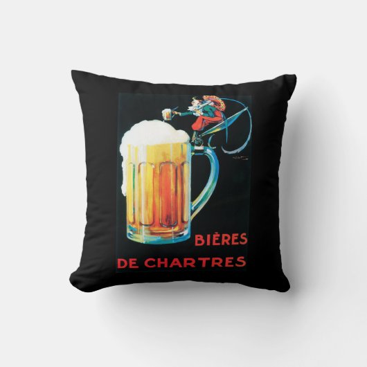 シャルトルの昇進ポスターのビール クッション (正面)