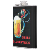 シャルトルの昇進ポスターのビール フラスク (左)