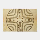 シャルトルの迷路の旧式なスタイル1 + あなたのアイディア ドアマット (正面)