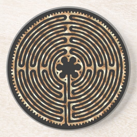 シャルトルの迷路の真珠のコースター コースター (正面)