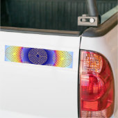 シャルトルの迷路ライト道のバンパーステッカー バンパーステッカー (トラック上)