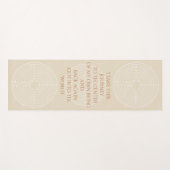 シャルトルの迷路 ヨガマット (正面(横))