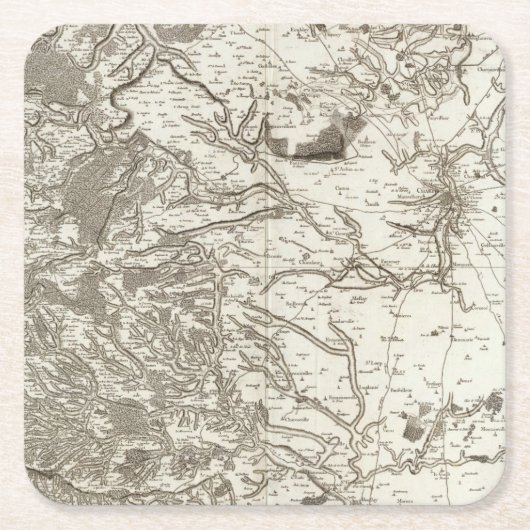 シャルトル スクエアペーパーコースター (正面)