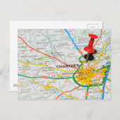 シャルトル、フランス ポストカード (正面/裏面)