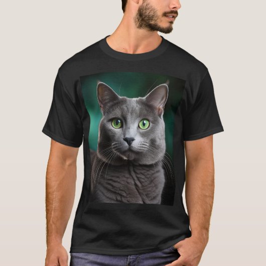 シャルトローの猫種 Tシャツ (正面)