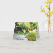 シャルドネお祝い誕生日カード カード (黄色い花)