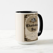 シャルドネの日 – 子育てサバイバルパロディマグ マグカップ (正面右)