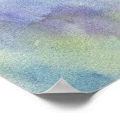 シャルドネワインブドウプリント ポスター (角)