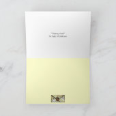 シャルドネ アボカドの葉のカード シーズンカード (内部)