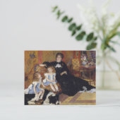 シャルパンティエ夫人はルノアール印象派絵画の ポストカード (スタンド正面)
