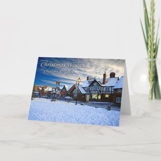 シャルフォントセントジルズクリスマスカード シーズンカード (正面)