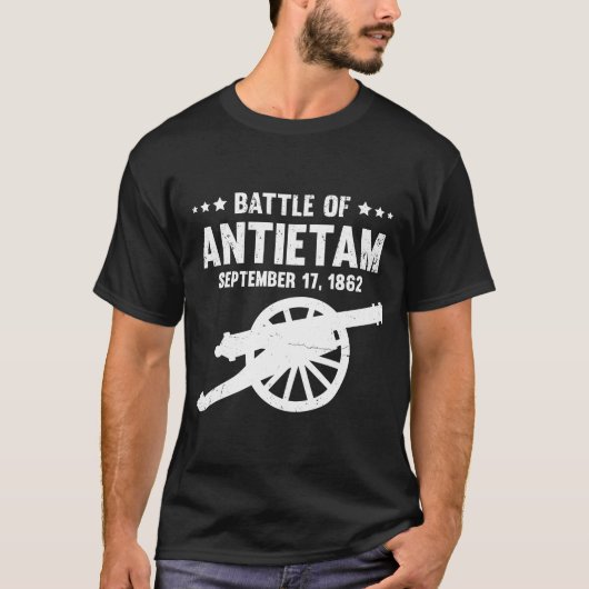 シャルプスバーのアンティタム内戦の戦場 Tシャツ (正面)