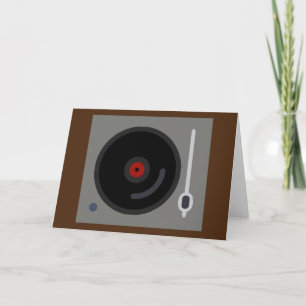 シャルプラッテンスピラーのレコードプレーヤー カード