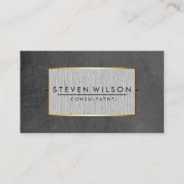 シャルボーエレガントドプロフェッショナルリモダンネン金ゴールド 名刺