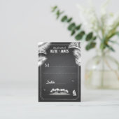 シャルボードアイランドデスティネーションウェディング座席表 プレイスカード (スタンド正面)