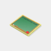 シャルボードアップルイエロープレイド先生 ポストイット (アングル)