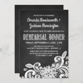 シャルボードアンドレースリハーサルディナー招待状 招待状 (正面/裏面)