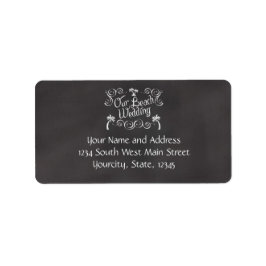 シャルボードウアービーチ結婚式 ラベル