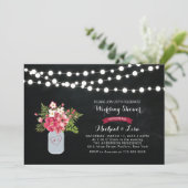 シャルボードカップルウェディングシャワー招待状 招待状 (スタンド正面)