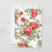 シャルボードカントリーチンツウェディングRSVP 出欠カード (裏面)