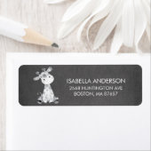 シャルボードキレーフベビーシャワー住所 シール (インサイチュ)