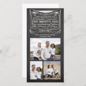 シャルボードクリスマスクリスチャン聖なる書物、 経典 シーズンカード (正面/裏面)