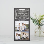 シャルボードクリスマスクリスチャン聖なる書物、 経典 シーズンカード (スタンド正面)