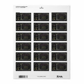 シャルボードクリスマスコレクション ラベル (フルシート)