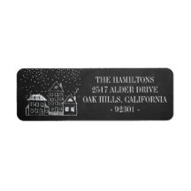 シャルボードクリスマスハウズパーソナライズされたの住所