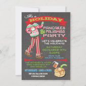 シャルボードクリスマスパンケーキ&パジャマパーティー 招待状 (正面)