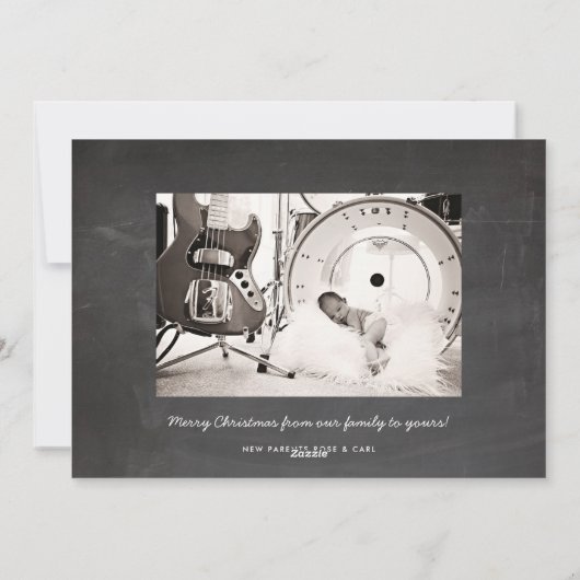 シャルボードクリスマスベビー発表 シーズンカード (裏面)