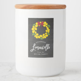 シャルボードクリスマスリモンチェロリース、ラベル フードラベル