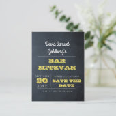 シャルボードゴールデンバー(ユダヤ教の)バル・ミツバーザデイト 案内ポストカード (スタンド正面)