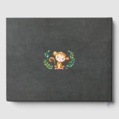 シャルボードサファリジャングルベビーシャワーゲストブック ゲストブック (裏面)