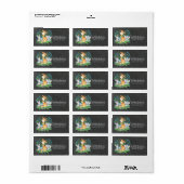 シャルボードサファリジャングルベビーシャワー住所 シール (フルシート)